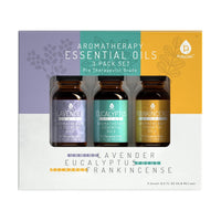 3 Pack Aromatherapy Essential oils (Lavender, Eucalyptus, Frankincense) - Cheapnfast