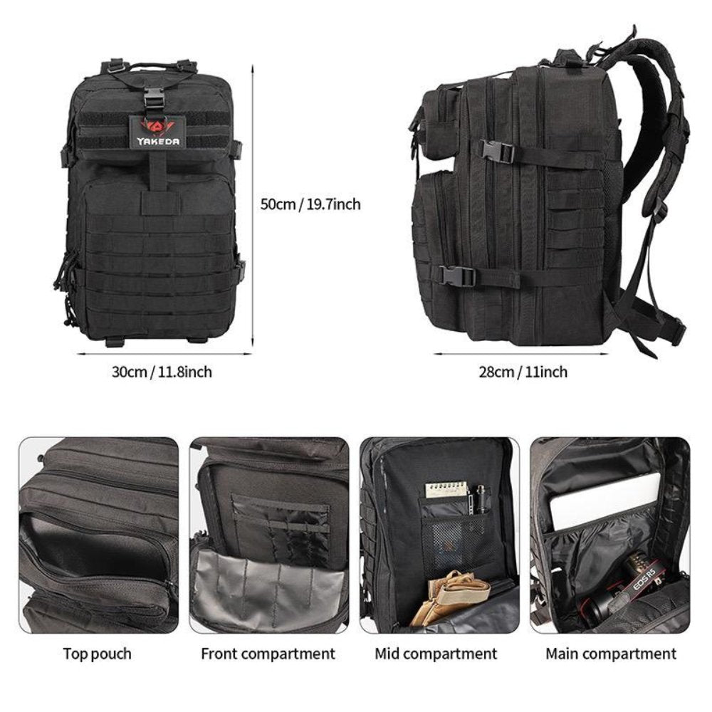 42L Tactical Backpack Bag with USA Patch - Cheapnfast
