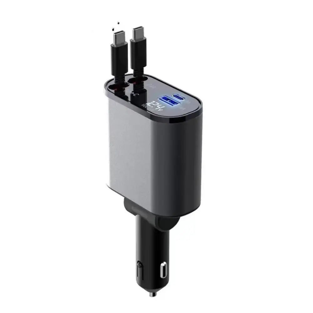 FAST 100W Car Phone Charger Lighter USB And TYPE - C Adapter - Cheapnfast