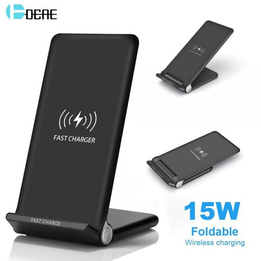 15W FAST WIRELESS CHARGER WITH STAND QUICK CHARGE - Cheapnfast