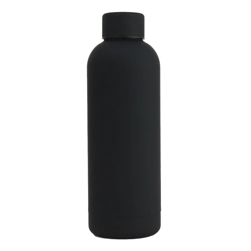 17oz Rubber Vacuum Insulated Stainless Steel Water Bottle - Cheapnfast