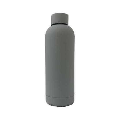 17oz Rubber Vacuum Insulated Stainless Steel Water Bottle - Cheapnfast