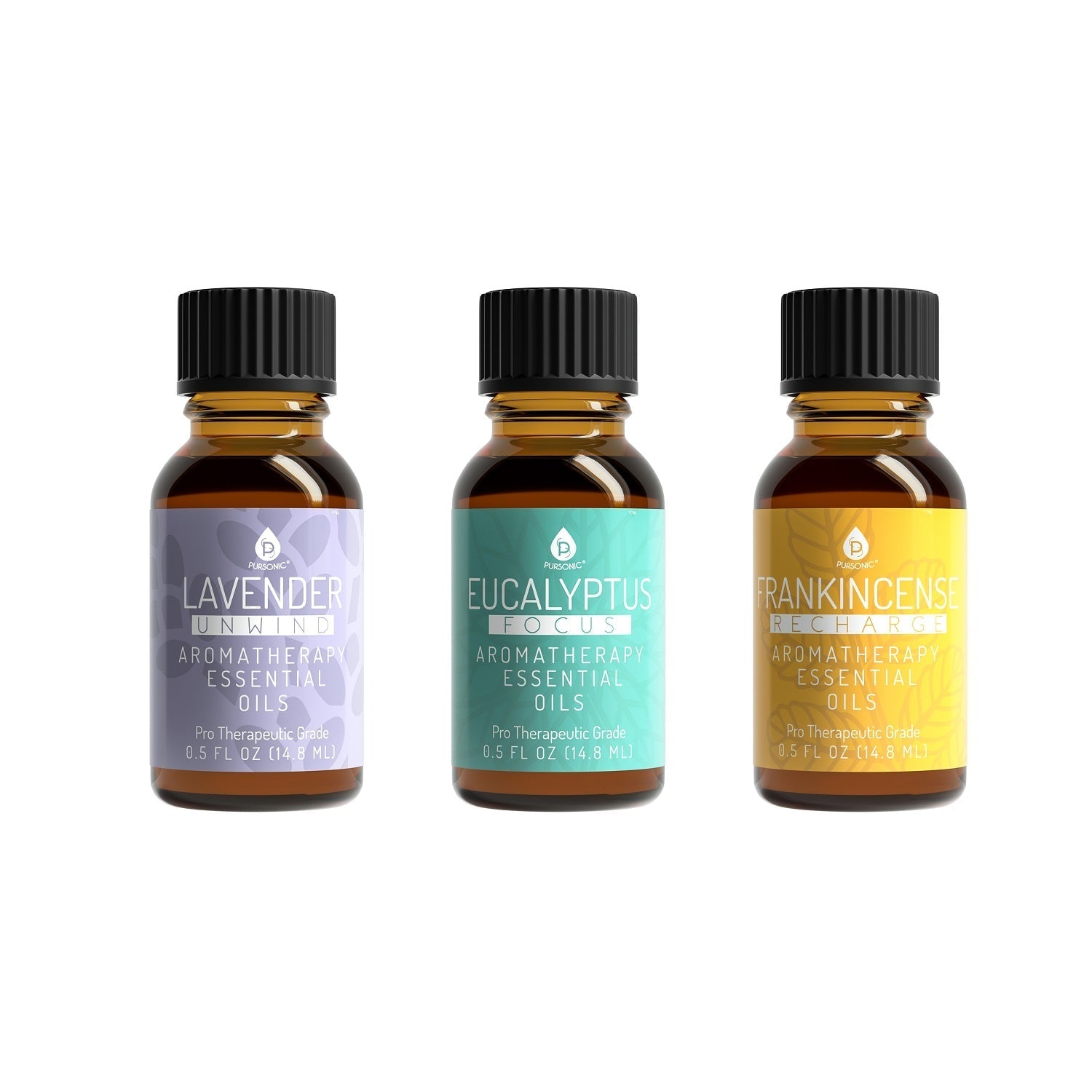 3 Pack Aromatherapy Essential oils (Lavender, Eucalyptus, Frankincense) - Cheapnfast