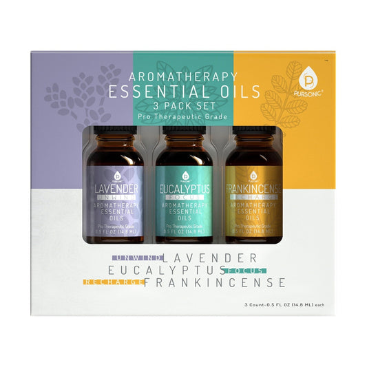 3 Pack Aromatherapy Essential oils (Lavender, Eucalyptus, Frankincense) - Cheapnfast