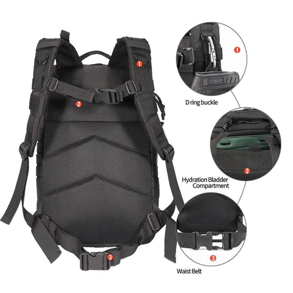 42L Tactical Backpack Bag with USA Patch - Cheapnfast