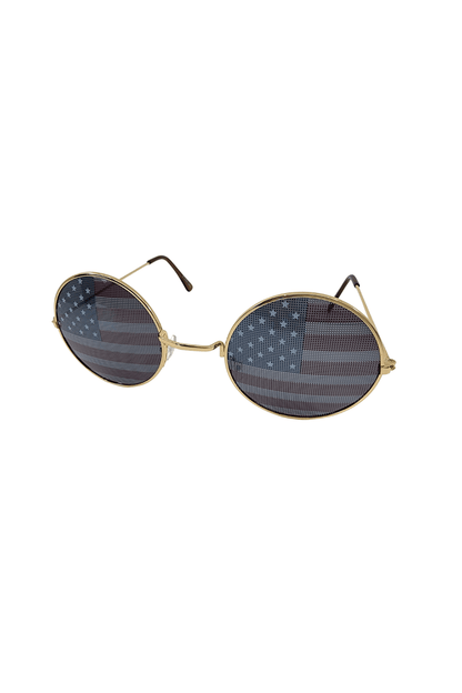 American Flag Round Shaped Sunglasses - Cheapnfast