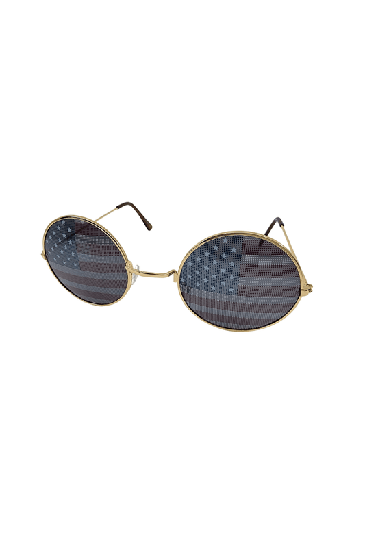 American Flag Round Shaped Sunglasses - Cheapnfast