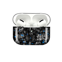 Apple AirPods | Blue Flake Real Forged Carbon Fiber Case - Cheapnfast