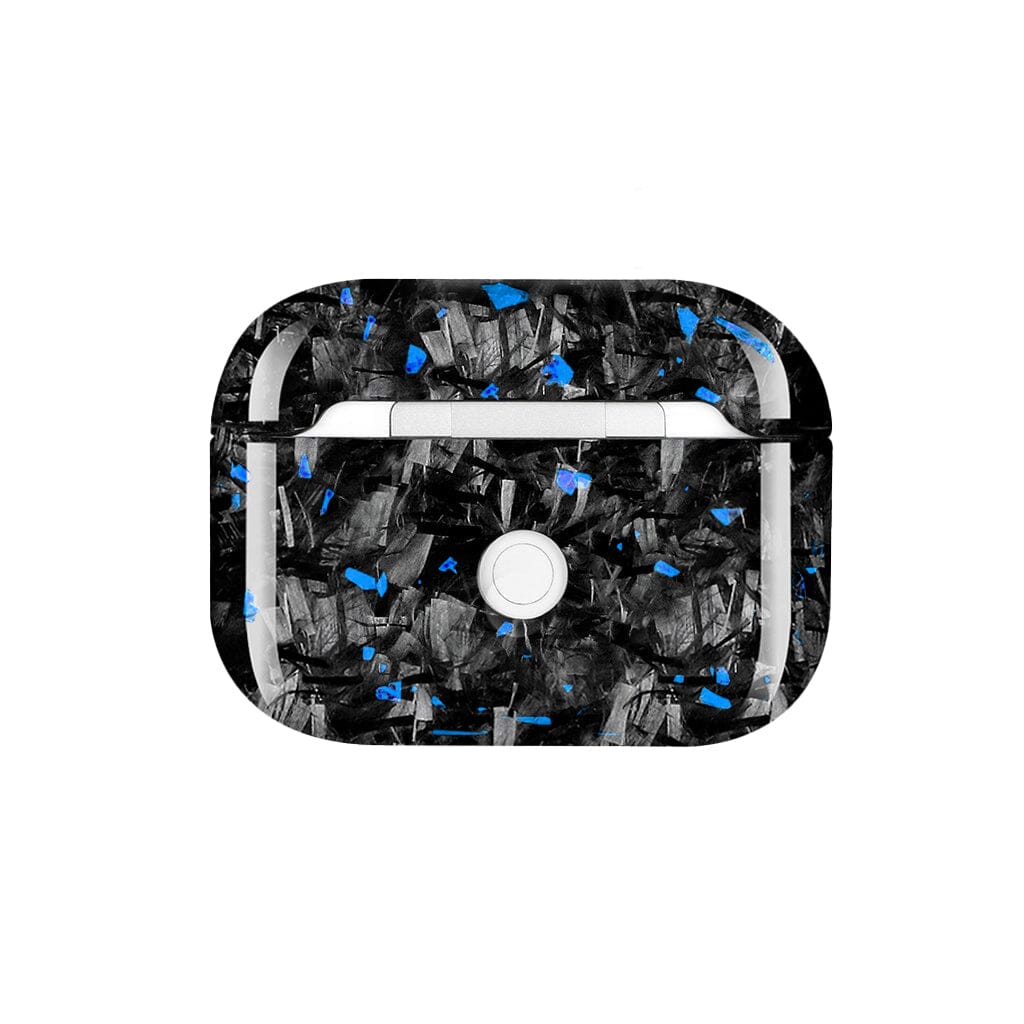 Apple AirPods | Blue Flake Real Forged Carbon Fiber Case - Cheapnfast