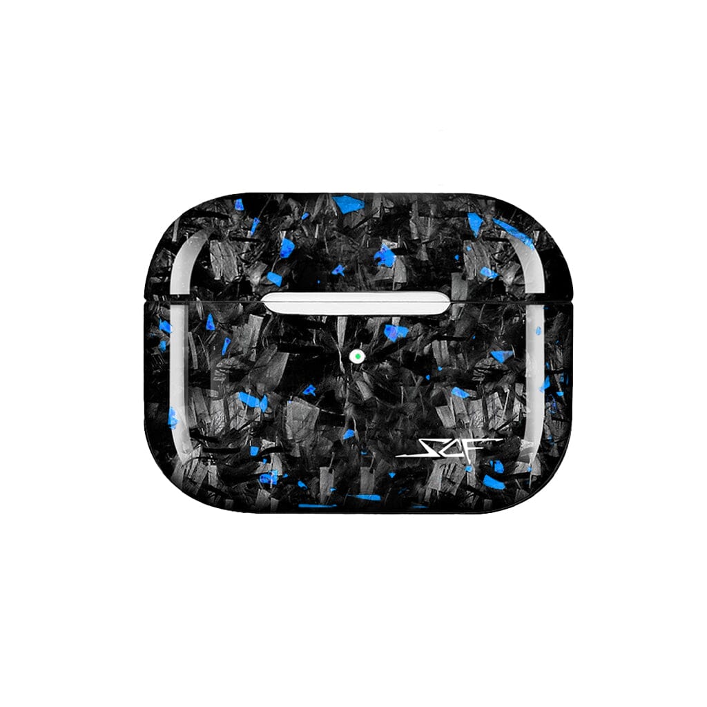 Apple AirPods | Blue Flake Real Forged Carbon Fiber Case - Cheapnfast