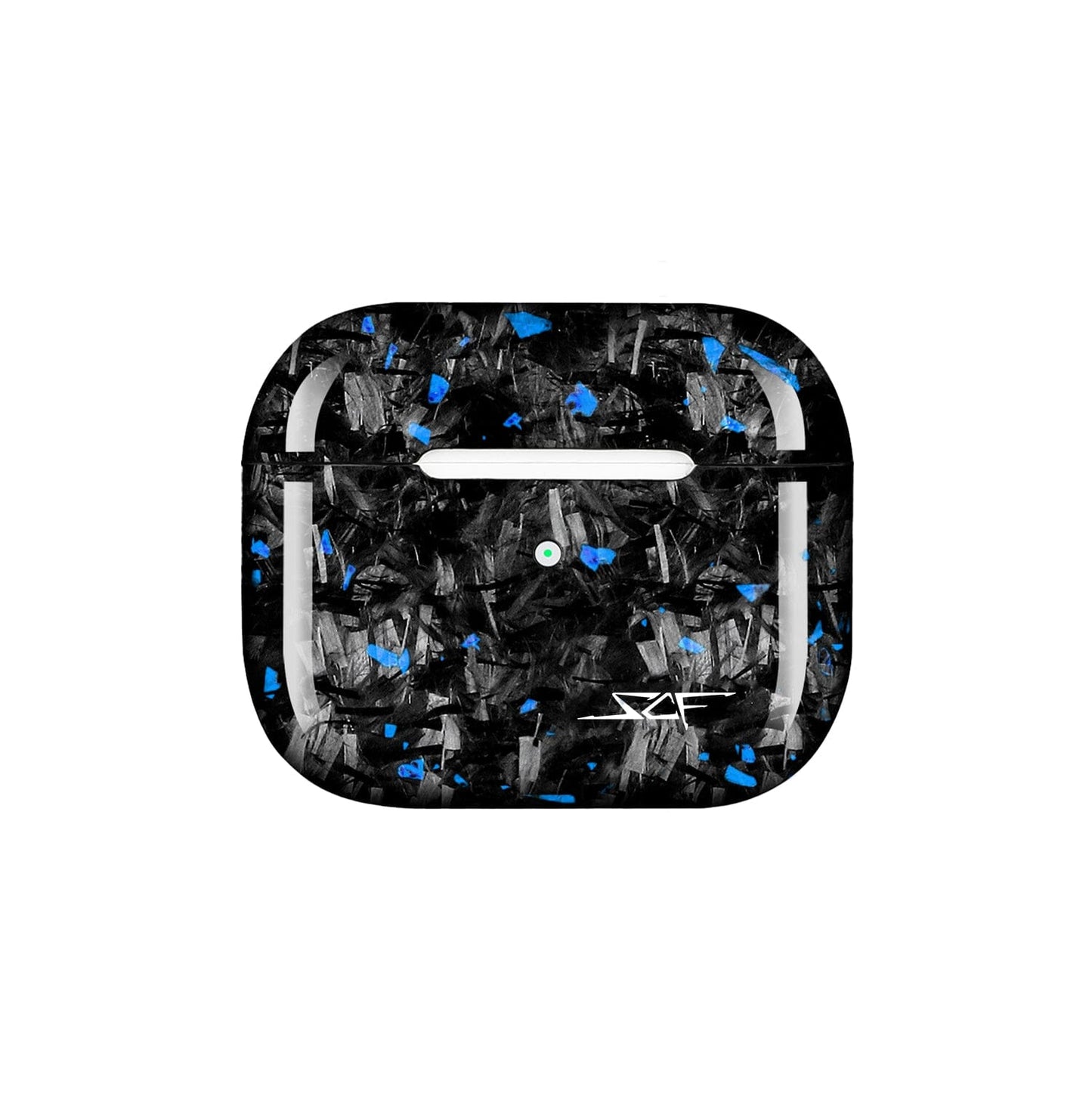 Apple AirPods | Blue Flake Real Forged Carbon Fiber Case - Cheapnfast