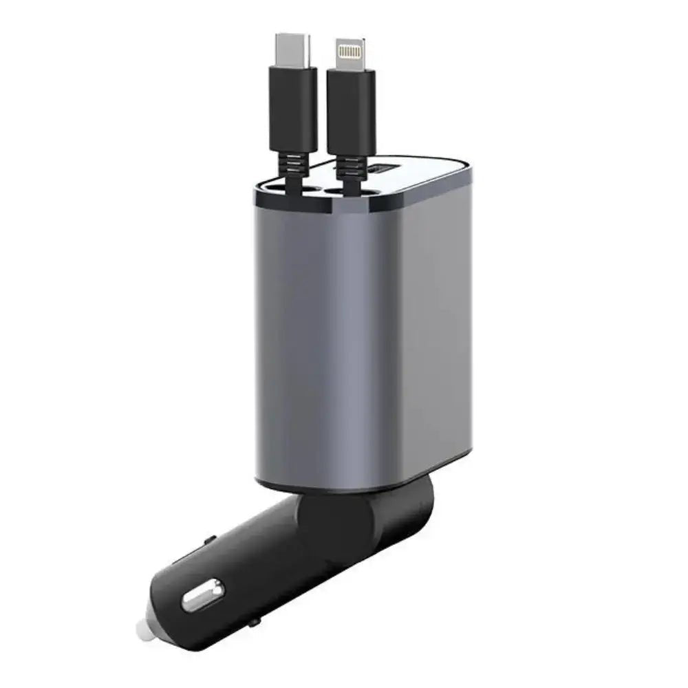 FAST 100W Car Phone Charger Lighter USB And TYPE - C Adapter - Cheapnfast