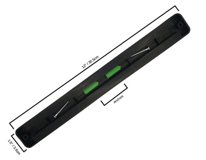 Kitchen Knife Set Kit | Red Handle & Black Magnetic Rack - Cheapnfast