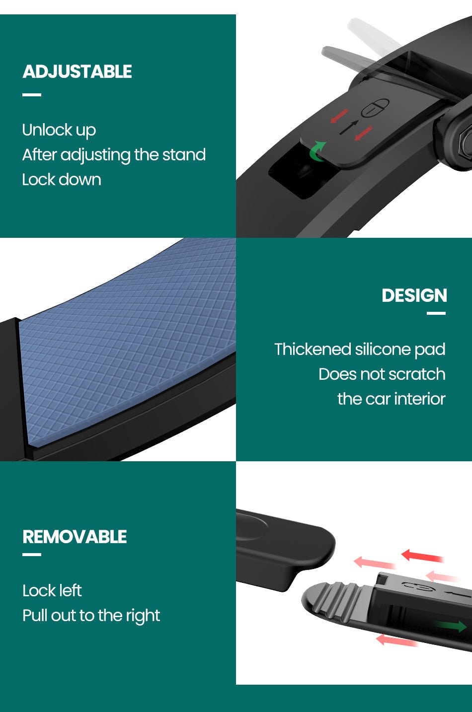 Magnetic Cell Phone Holder for Car Dashboard - Cheapnfast