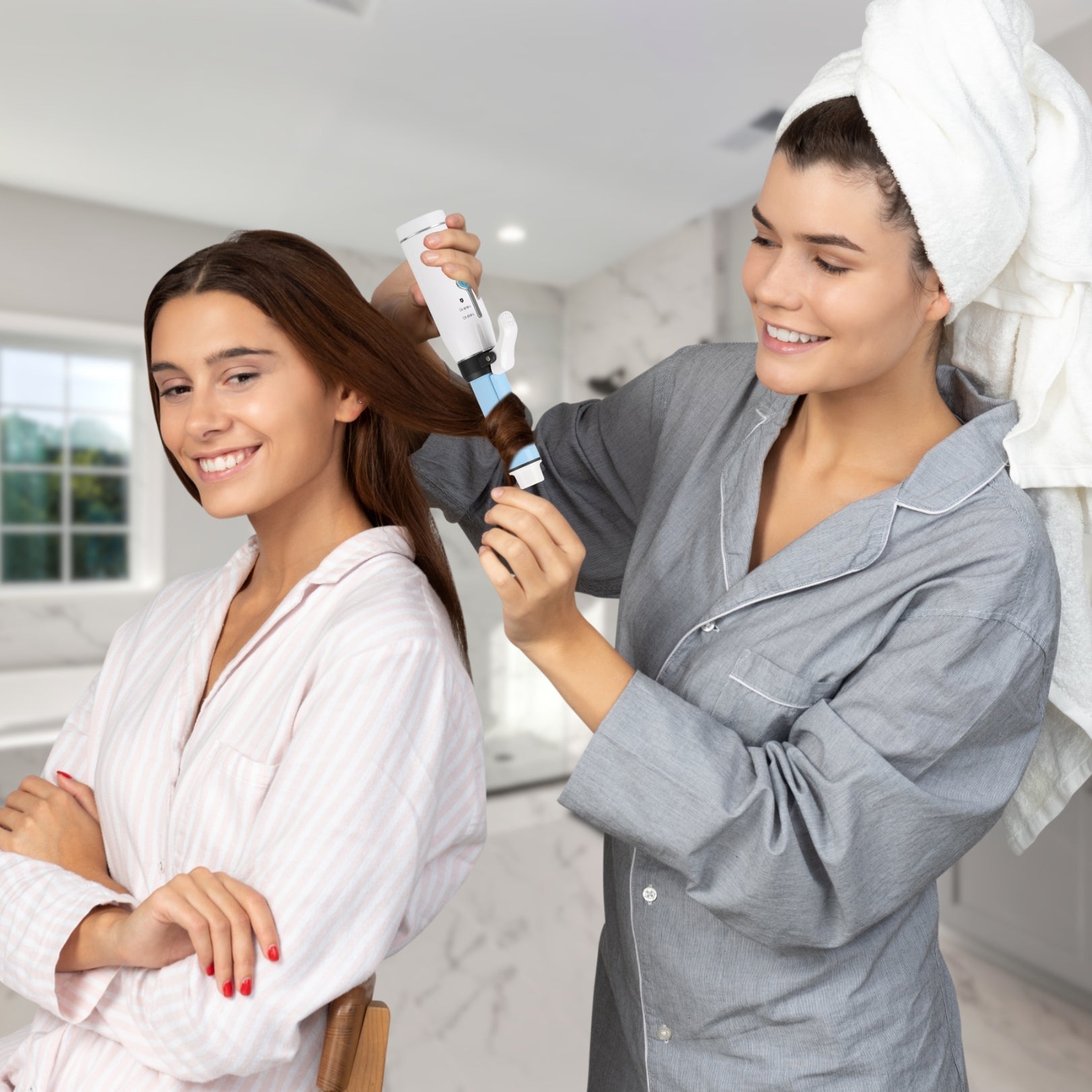 USB Rechargeable Cordless Curling Iron - Cheapnfast